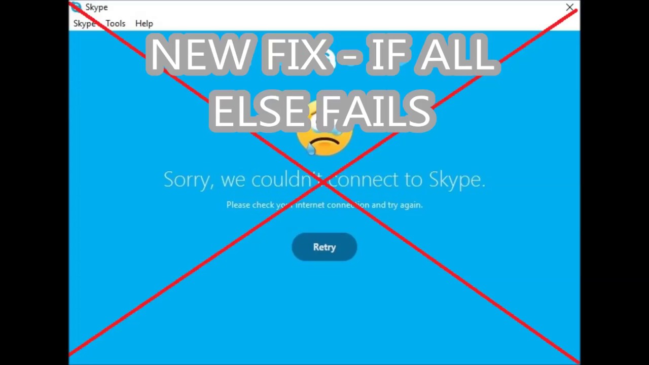 Skype will not connect calls